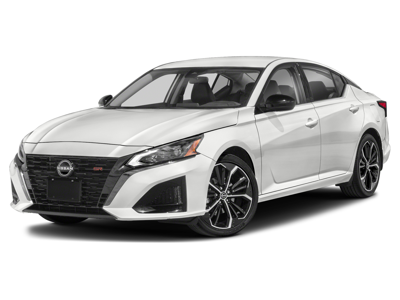 2024 Nissan Altima 2.5 SR in Super Black Clearcoat — front three-quarter view