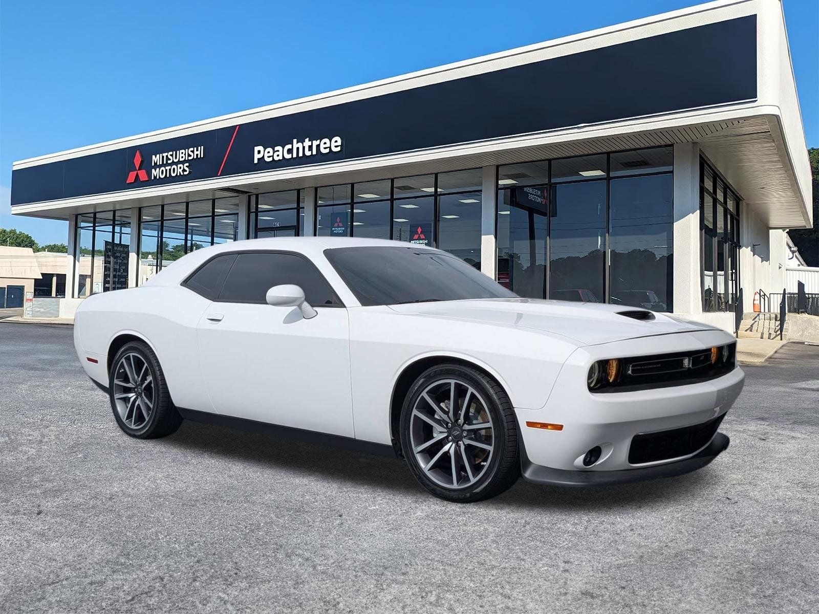 2023 Dodge Challenger GT in White Knuckle Clearcoat — front three-quarter view