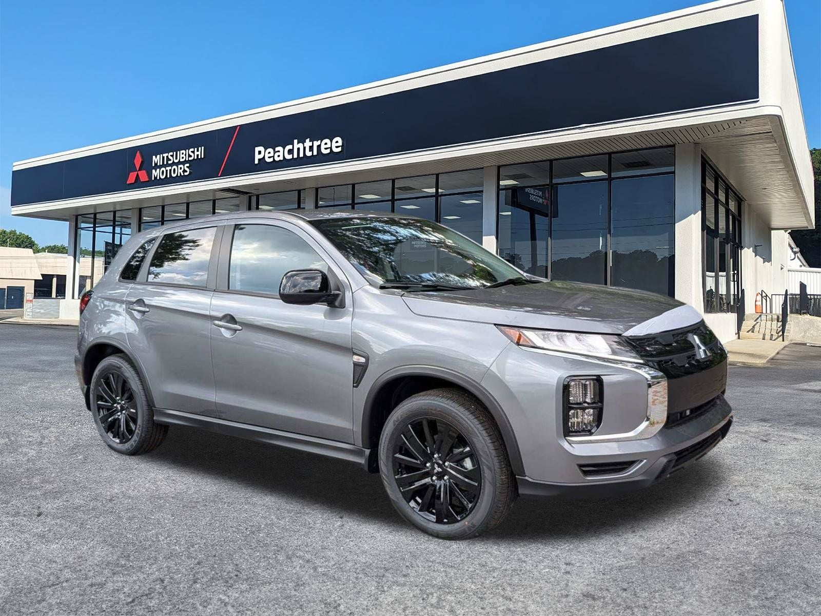 2026 Mitsubishi Outlander Sport 2.0 LE in Mercury Gray Metallic — front three-quarter view