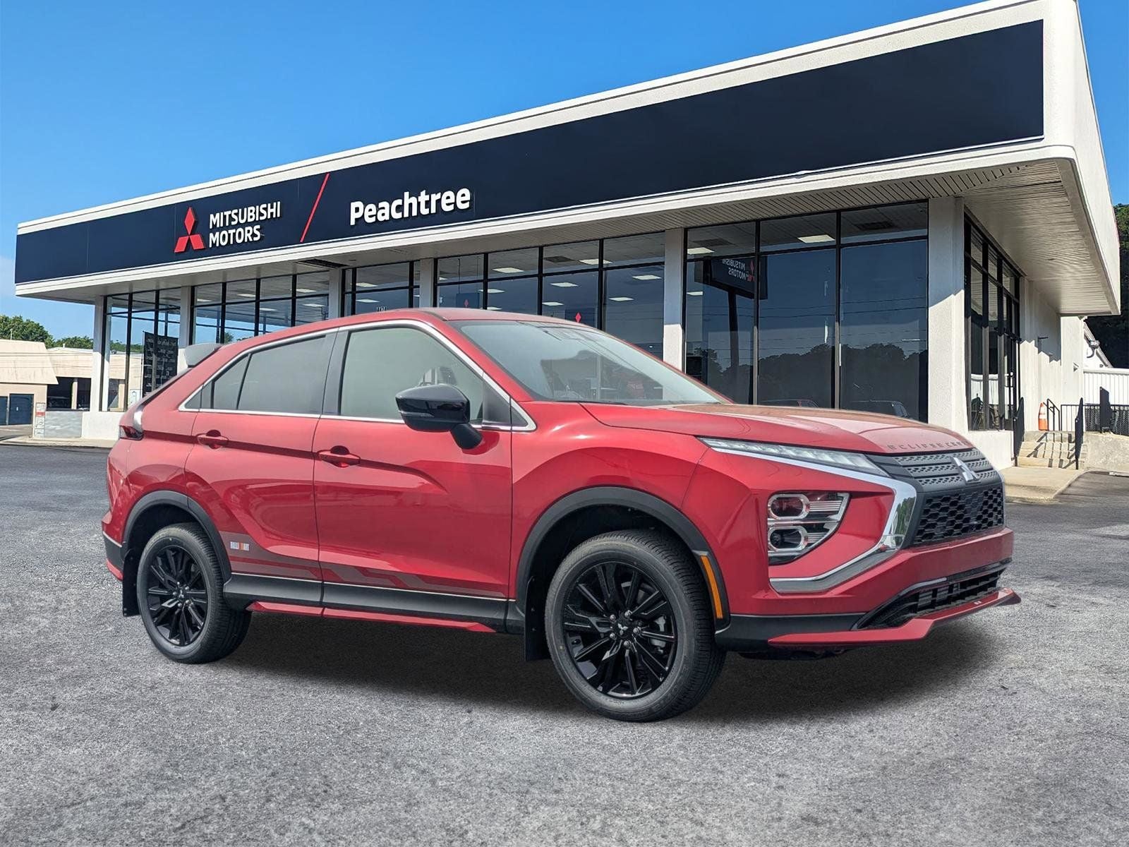 2026 Mitsubishi Eclipse Cross Ralliart in Red Diamond — front three-quarter view