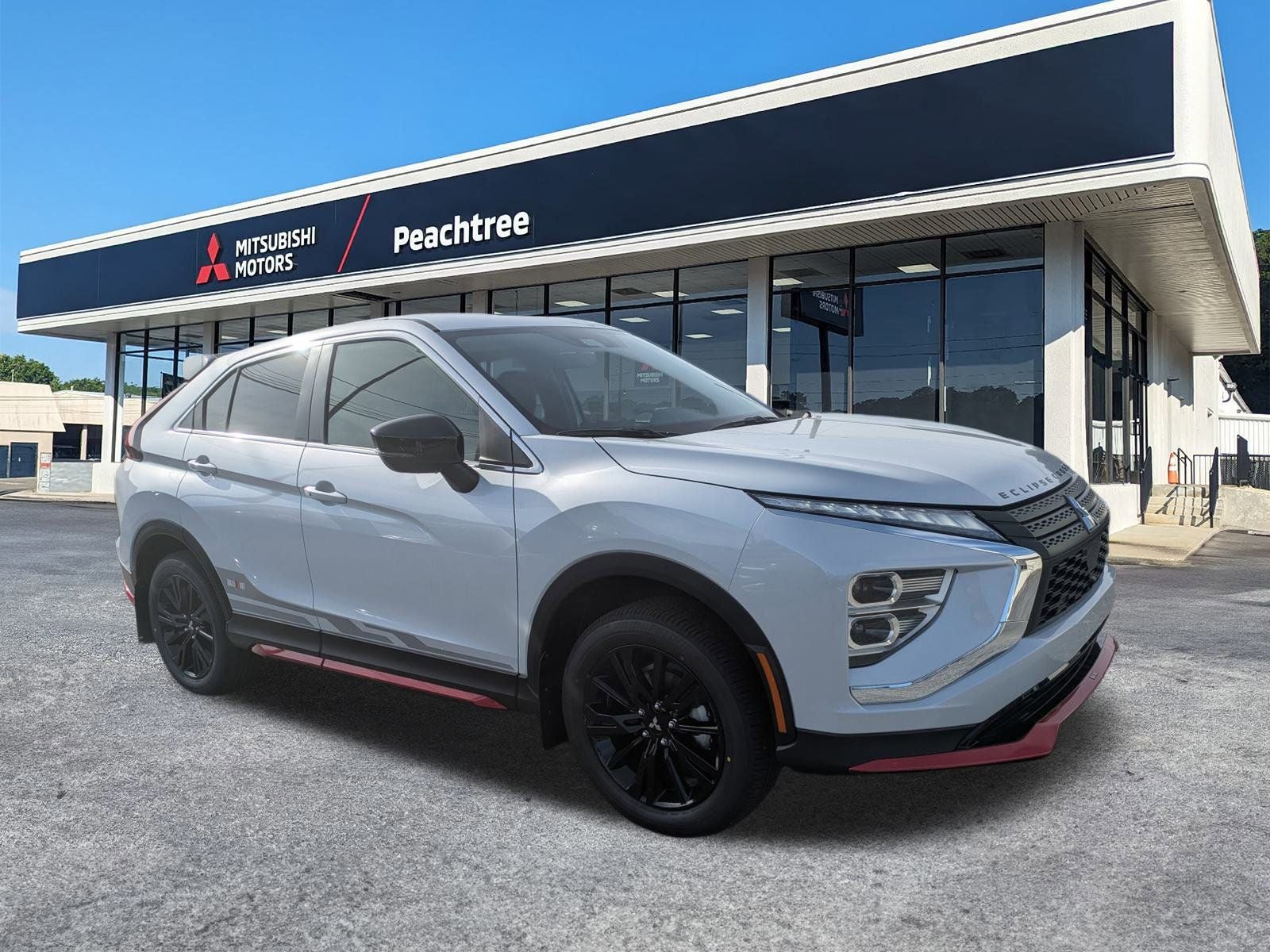 2026 Mitsubishi Eclipse Cross Ralliart in White Diamond — front three-quarter view