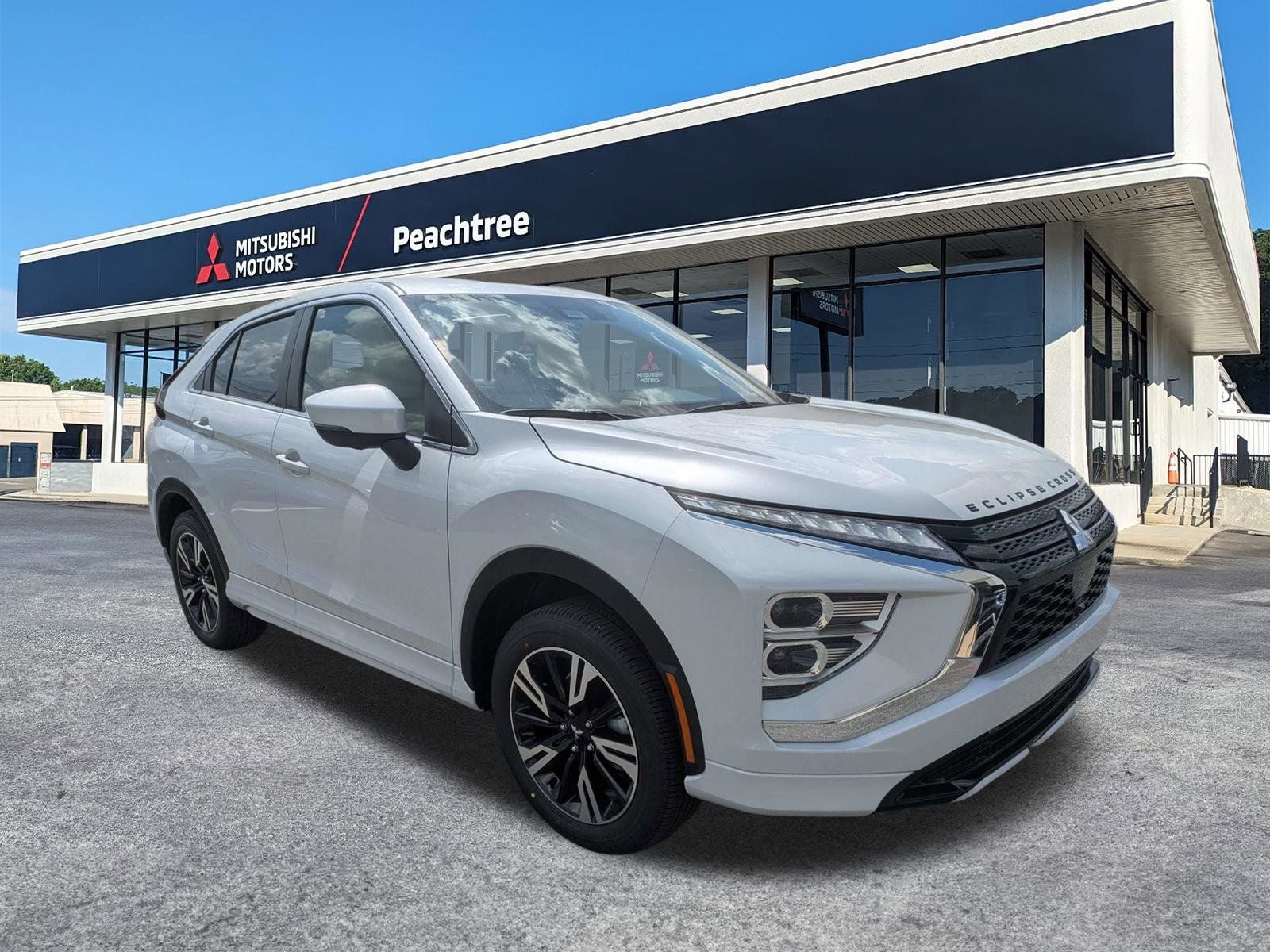 2026 Mitsubishi Eclipse Cross SEL in White Diamond — front three-quarter view