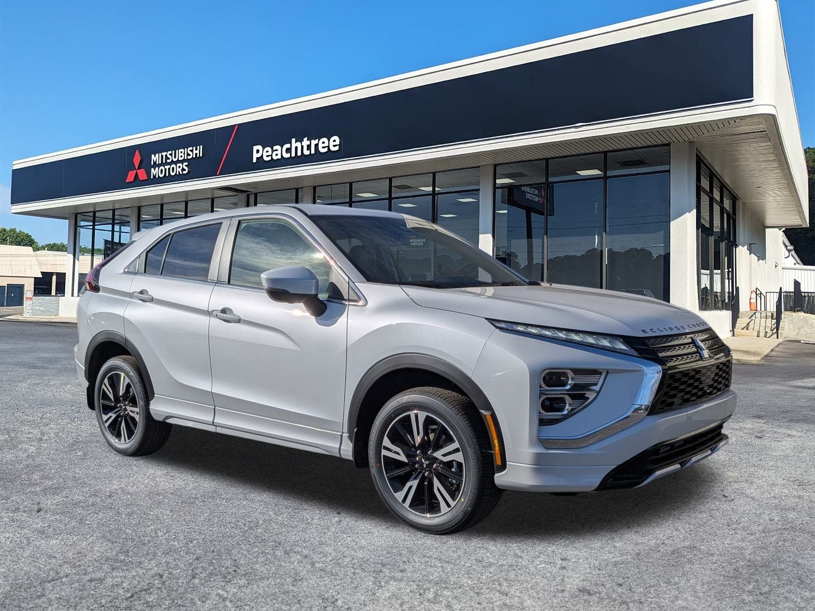 2026 Mitsubishi Eclipse Cross SEL in White Diamond — front three-quarter view