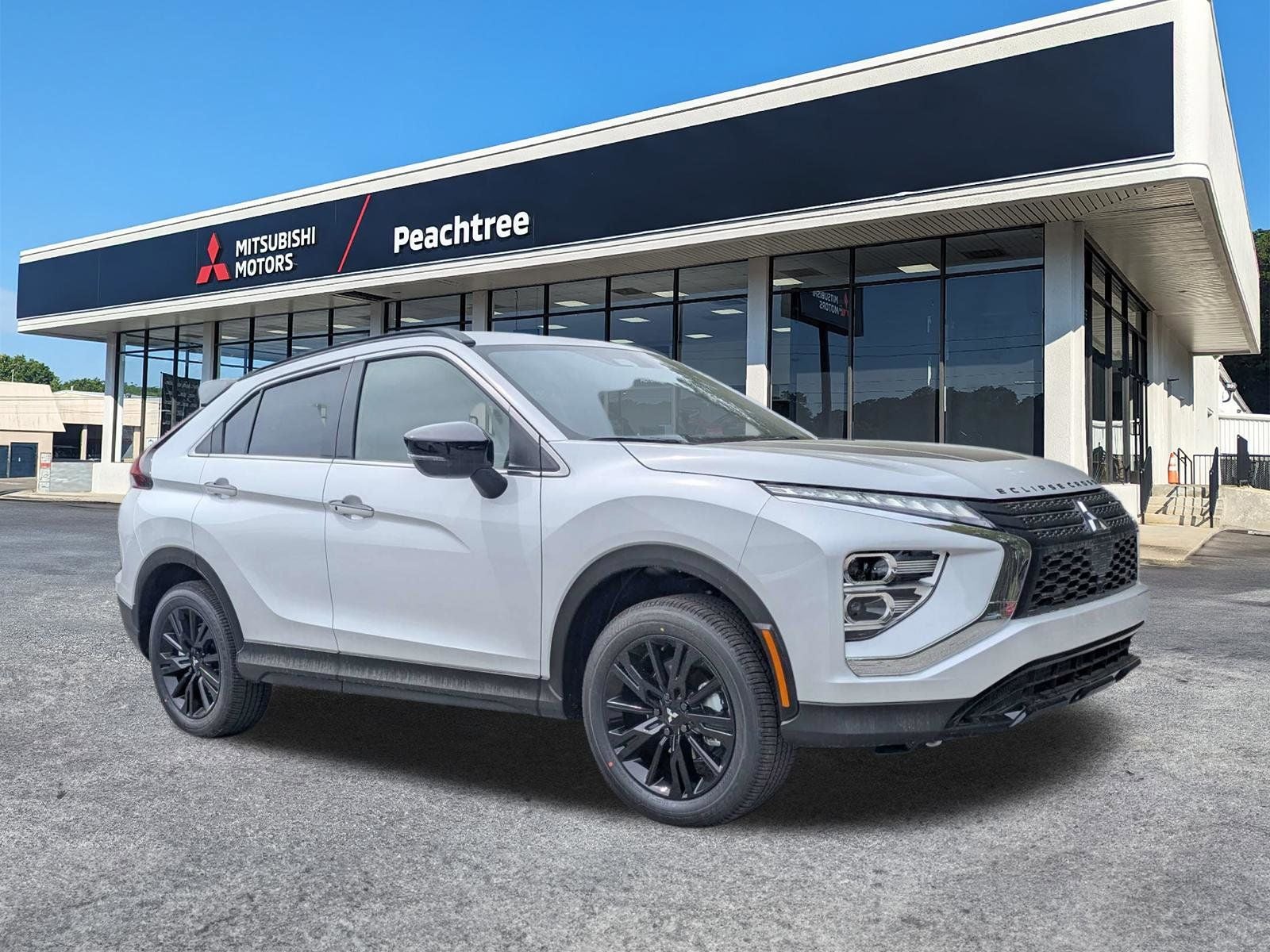 2026 Mitsubishi Eclipse Cross Black Edition in White Diamond — front three-quarter view