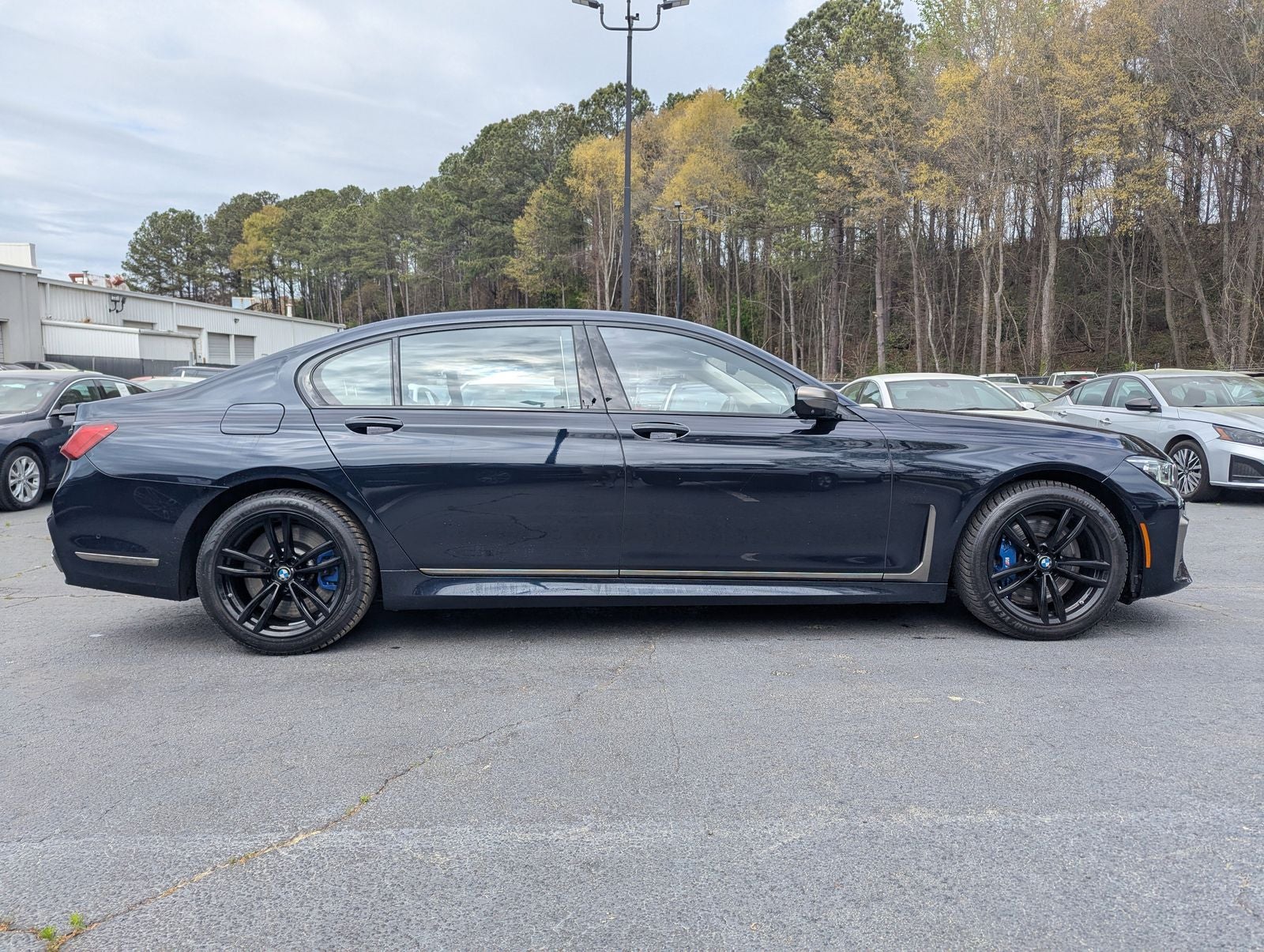 2021 BMW 7 Series — rear three-quarter view